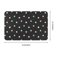 thumbnail image 3 of DouZhe Doormat Non-Slip Washable Floor Mat, Indoor Area Rug Colorful Polka Dots Pattern Carpet, 24x16 inches, 3 of 7