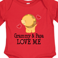thumbnail image 4 of Inktastic Grammy and Papa Love Me Gift Boys Long Sleeve Baby Bodysuit, 4 of 5
