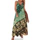 thumbnail image 1 of Vestido vintage samoano con hilos de tapa verde azulado, sin mangas, vestido de fiesta de lujo para mujer, vestidos de verano para mujer, 1 of 7