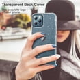 thumbnail image 4 of JETech Glitter Case for iPhone 12 Pro Max, 6.7-Inch, Bling Sparkle Shockproof Phone Bumper Cover, Cute Sparkly for Women and Girls (Clear), 4 of 7