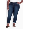 thumbnail image 1 of Avenue Women's Plus Size Girlfriend Fit Stretch Jeans - Average, 1 of 5