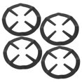 thumbnail image 4 of COOPHYA 4 Pcs Réducteur d'Anneau de Cuisinière à Gaz Support de Pot en Acier Inoxydable Noir, 4 of 7