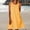 Yellow, variant on QUNYINEY Summer Sun Dresses Women Plus Size Sleeveless Plaid A Line Midi Tank Dress Loose Fit with Pockets Beach Crew Neck Dresses