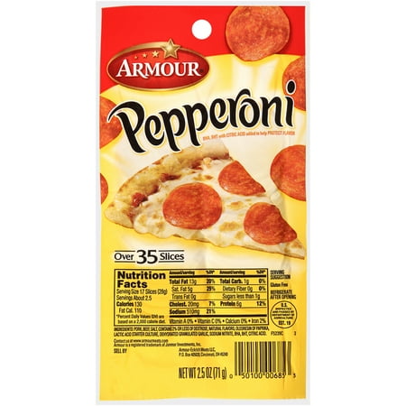 Armour Pepperoni Slices, 2.5 oz