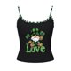 thumbnail image 4 of Camisetas de Verano para Mujeres sin Mangas Impresas con Cuello en U de Poliéster de Longitud Regular de Moda Casual, 4 of 6