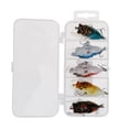 thumbnail image 3 of Almencla 5 Pcs Leurres de Pêche Durs en Forme de cicada Leurres d'Insectes crankbaits avec Hameçons vmc, 3 of 8