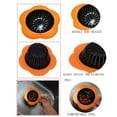thumbnail image 5 of 2 Pack - 4.5" Basket - Silicone Kitchen Sink Drain Strainer Large Basket Food Catcher,Red & Orange, 5 of 7