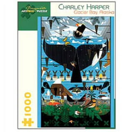 UPC: 0717195233990 | Pomegranate Charley Harper Glacier Bay Alaska Puzzle