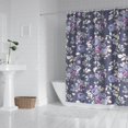 thumbnail image 2 of Pioneer Flower Floral Print Pattern Shower Curtain 72"x84" ,Bathroom Decorative Shower Curtains Set with 12 Hooks,Modern Waterproof Washable Shower Curtain, 2 of 6