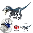 thumbnail image 3 of Bloques de construcción de dinosaurios grandes del Jurásico Dino World Park Tyrannosaurus Rex Wyvern para niños, regalos de Navidad, juguetes de ladrillos para niños, 3 of 5