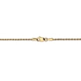 thumbnail image 4 of Real 14kt Yellow Gold 1.3mm Solid Diamond Cut Machine-Made Chain; 14 inch; Lobster Clasp; for Adults and Teens; for Women and Men, 4 of 5