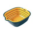 thumbnail image 4 of Panier de Lavage Double Couche Filtre Alimentaire Multifonctions Ménage Fruits Robustes M, 4 of 8