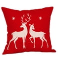 thumbnail image 2 of Couch Pillows Covers Hwkond 1 Pcs Christmas Pillowcase Throw Covers Snow Soft Decorative Pillowcase,(Up to 25% Off)Red, 2 of 5