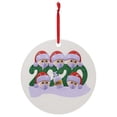 thumbnail image 2 of Fiudx Adorno de Madera con Diseño Familiar Personalizado, Decoración Navideña, Personalizable con Marcador, Ideal para Árbol de Navidad, Ideal para Regalar, Juego de 5, 7 X 7 Cm Cada Uno, 2 of 2