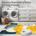thumbnail image 5 of ODIKA 8'x10' Machine Washable Non-Slip Area Rug, Abstract Circles Modern High Traffic Rug, Yellow, 122647, 5 of 7