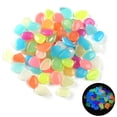 thumbnail image 3 of 1 Pack Glowing Pebble Resin Decorative Luminous Rock Gravel Stone for Fish Tank, 3 of 10