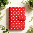 thumbnail image 4 of Solivara A6 Budget PU Leather Detachable 6 Ring Loose Notebook With Zipper Pockets Organizer For Budgeting Multiple Colors(Red,7.48*5.31*1.26in), 4 of 4