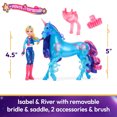 thumbnail image 2 of Unicorn Academy, Isabel & River Power of Friendship Set with Translucent Saddle & 2 Power Accessories, Dolls & Unicorn Toys for Girls Ages 4 and up, 2 of 8