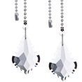 thumbnail image 1 of Hestya 2 Sets Clear Crystal Pull Chain Extension with Connector for Ceiling Light Fan Chain, 1 Meter Length Each (Style C), 1 of 4