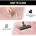 thumbnail image 6 of Goolela Fuzzy Rug Pink Rug 5x8 Faux Rabbit Fur Rug for Living Room Fluffy Furry Washable Rug for Bedroom Rectangle, 6 of 9