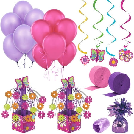 Butterfly Birthday Decoration Kit - Party Supplies