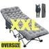 (XXL)Blue cot with gray mattress