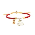 thumbnail image 1 of Joyería de conejo, de animales, collar de para , familia, regalos de cumpleaños Brazalete de cuerda roja Zulema Pendientes Collar, 1 of 8