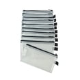 thumbnail image 5 of Sax Mesh Tool Case Pouches, 5 x 9 inches, Clear with Black Trim, Pack of 10, 5 of 7