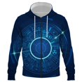 thumbnail image 1 of Sudadera con capucha y cremallera para hombre y mujer, serie con estampado de mapas de datos 3D, manga larga, otoño e invierno, 2024, 1 of 6