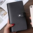 thumbnail image 4 of RFID Credit Card Holder, PU Leather Business Card Organizer Credit Card Protector (Black), 4 of 4