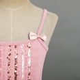 thumbnail image 5 of IBTOM CASTLE Toddler Kid Girls Sequins Fringes Camisole Ballet Dance Dress Glitter Feather Tutu Skirted Leotard Ballerina Dancewear 5-6 Years Pink, 5 of 8
