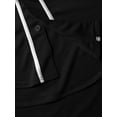 thumbnail image 4 of Ma Croix Mens Baseball Jersey Stripe T Shirts Plain Button Down Sports Blank Tee, 4 of 6