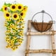 thumbnail image 5 of Corona de girasol para la puerta principal - corona artificial de flores silvestres de 27,5" para decoración interior exterior, porche, arco de boda y escaleras, 5 of 6