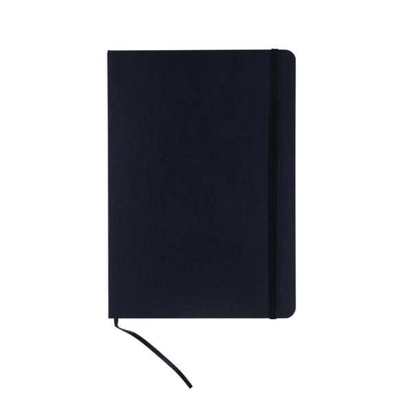Fabriano Ecoqua Plus Stitch-Bound Notebook, 5.8" x 8.3", A5, Dotted, Navy
