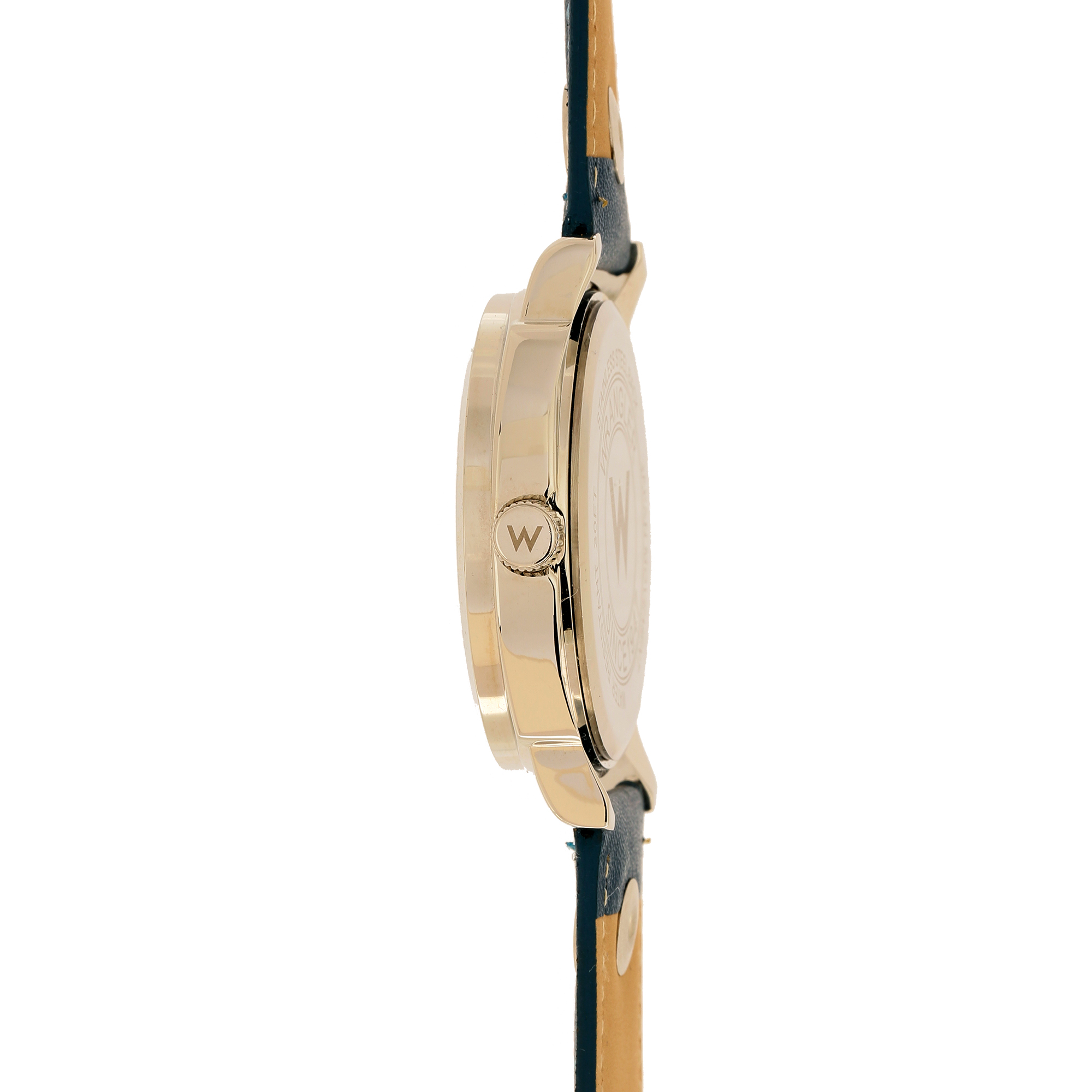 Wrangler 44mm Cushion Shaped Blue Dial, Blue Strap Watch
