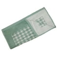 thumbnail image 2 of Chaps Houndstooth Cotton Hand Towel 16" x 30" Sage/White, 2 of 2