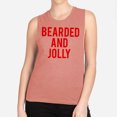 thumbnail image 2 of Bearded and Jolly Women's Muscle Tank Large Desert Pink, 2 of 5