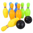thumbnail image 1 of FELTECHELECTR 1 juego de bolos para niños de interior, juguetes deportivos para padres e hijos, juego de bolos, 1 of 6