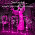 thumbnail image 4 of Cadena de luces Kemooie 300 LED, 30 m, color rosa, resistente al agua para exteriores, 4 of 9