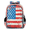 Bronze, variant on Jiaoprinted Watercolor Crab Multi-Functional Backpack, Adult Laptop Backpack Casual Daypack for Work Travel Outdoor, Tropical Beach Coastal
