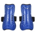 thumbnail image 1 of Unique Bargains Soccer Shin Pads, 2 Pack Breathable PVC Sport Guard for Youth, Blue, 1 of 5
