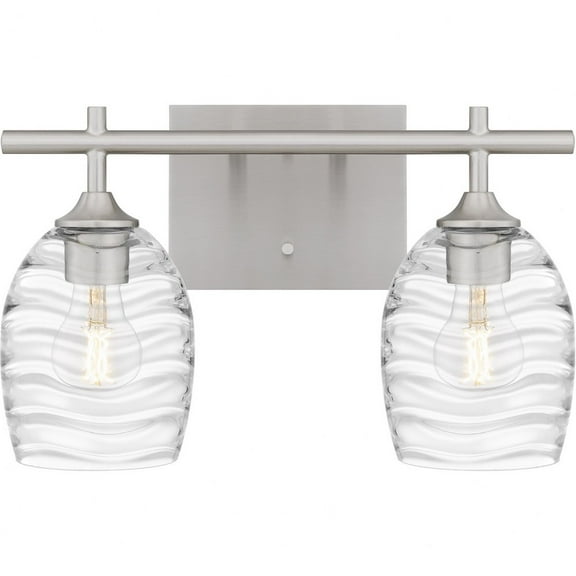LCY8615BN Quoizel Lighting Lucy - 2 Light Bath Vanity-9.25 Inches Tall and 15 Inches Wide