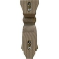 thumbnail image 4 of Ekena Millwork 3 3/8"W x 6 1/2"D x 10 1/2"H Los Angeles Hollow Back Corbel, Walnut, 4 of 4