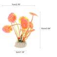thumbnail image 4 of Unique Bargains 10 Pcs Aquarium Plants Decorations Artificial Aquatic Plant Pink, 4 of 7