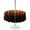 Orange, variant on Outdoor Tablecloth with Umbrella Hole for Patio/Picnic/Party/Camping, Dark Red Black Ombre Waterproof Table Cloth Rectangle Table Cover Washable, Modern Abstract Art Striped Gradient (60"x 84")