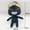 black smile eyes, variant on New Toro Inoue Cat Plush Anime Game Doll Stuffed Kittens Plushie Cartoon Couple Black and White Cats Decor Gift Toys for Kids