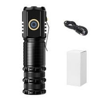 Hiroekza Flashlight Clearance!Led Home Portable Small Mini Three-eye Lamp Outdoor Strong Light Flashlight Rechargeable Super Bright Long-range