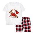 thumbnail image 3 of Pijamas familiares a juego de Navidad para niños, conjunto de pijamas de talla grande con My Snowmies, pantalones cortos, 3 of 3