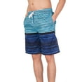 thumbnail image 3 of DODOING Mens Striped Swim Trunks Board Shorts Quick Dry Shorts with Mesh Lining Swimwear Bathing Suits, 3 of 6