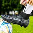 thumbnail image 5 of Zapatos de fútbol antideslizantes para hombre y adolescente, botas de fútbol AG/TF para exteriores, zapatillas transpirables y cómodas para combinar, 5 of 5
